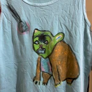 Tank top with my painting on it
